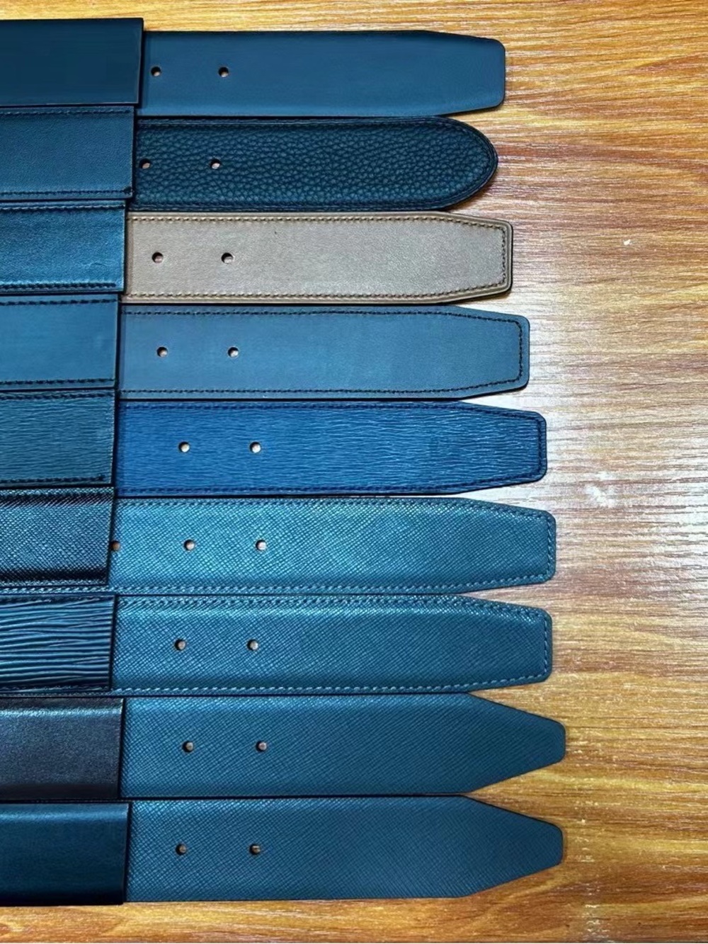 Spare Montblanc belt,Men's Leather Reversible Belt - Black and Brown